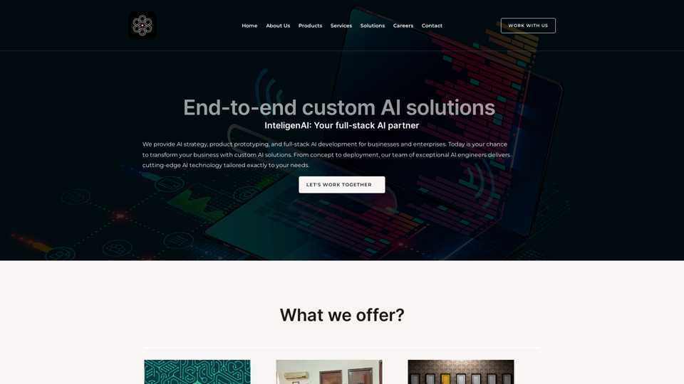 InteligenAI | Custom AI Development | Expert AI consulting