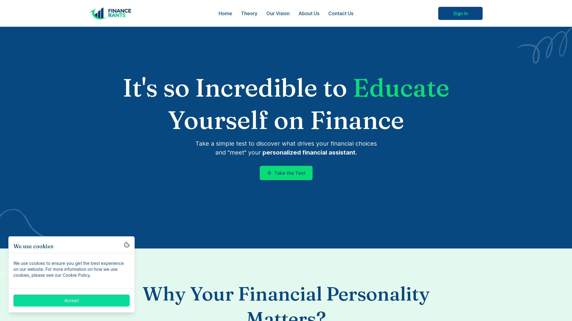 Your Financial AI Companion screenshot