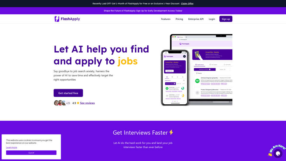 FlashApply screenshot