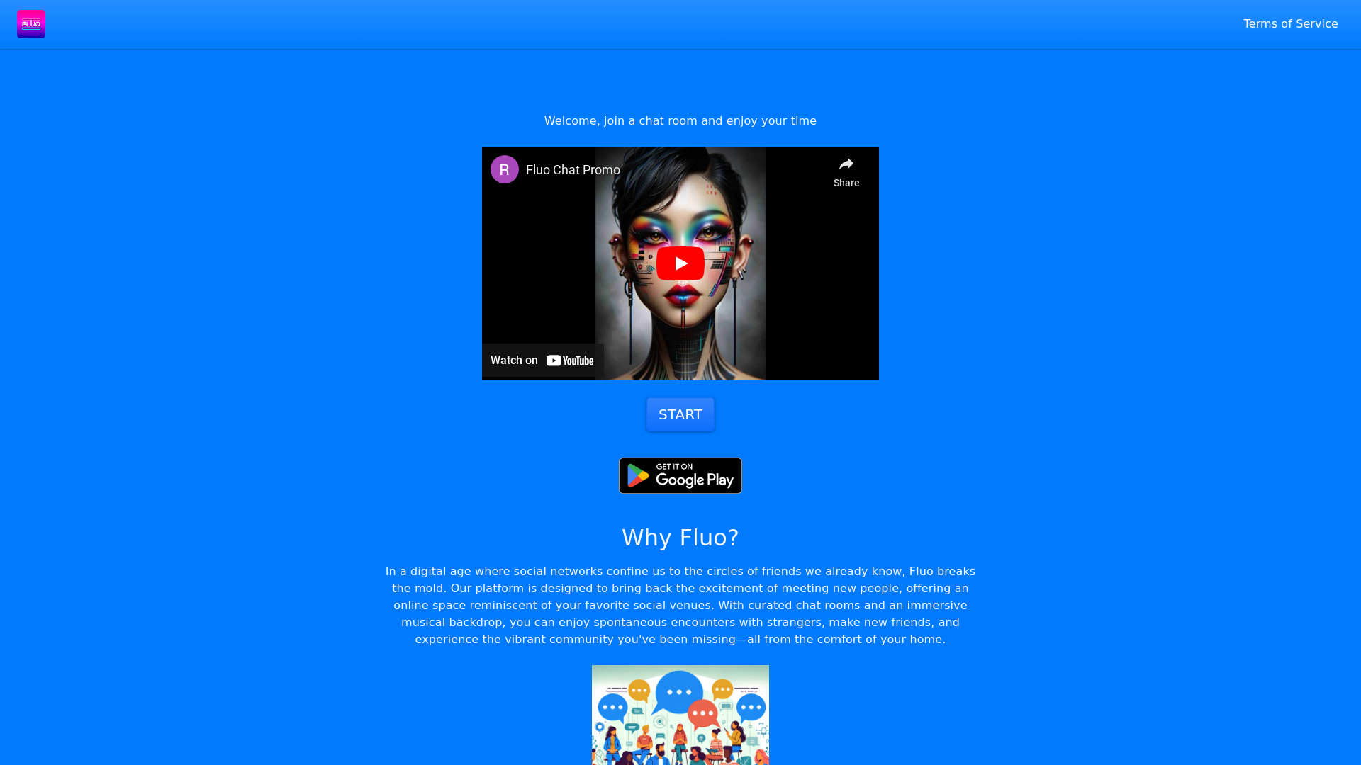 Immersive chat rooms