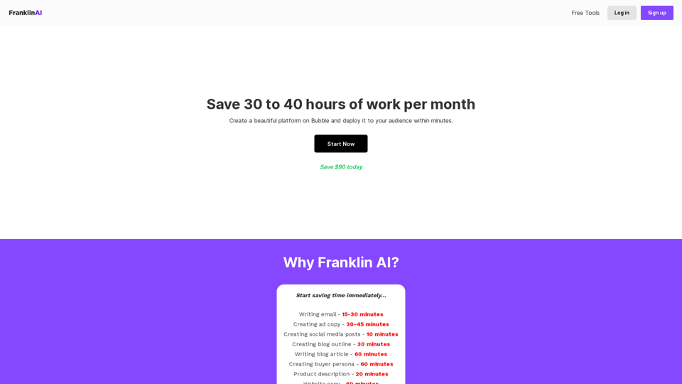 Franklin AI - Personal AI Assistant for Entrepreneurs