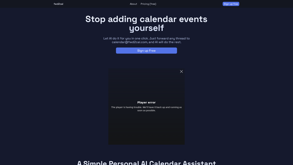 fwd2cal: forward a thread, get a calendar invite