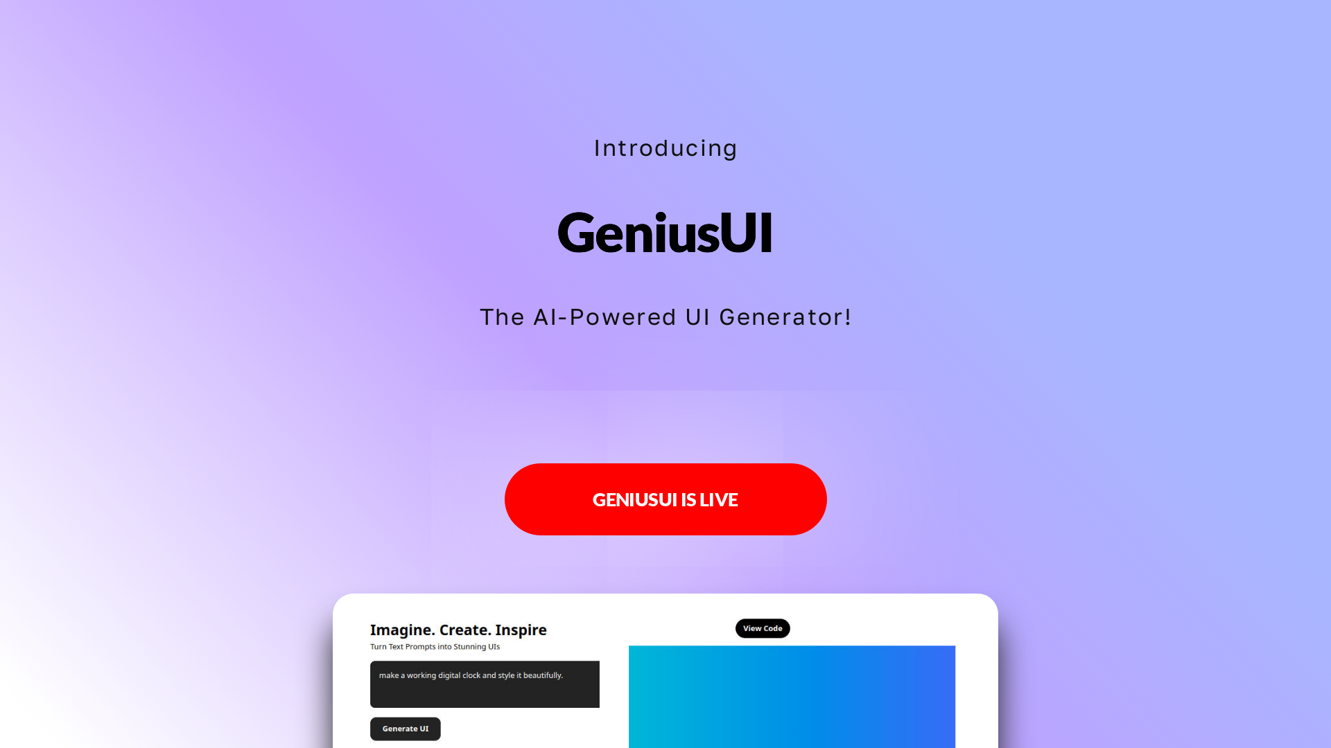 GeniusUI screenshot