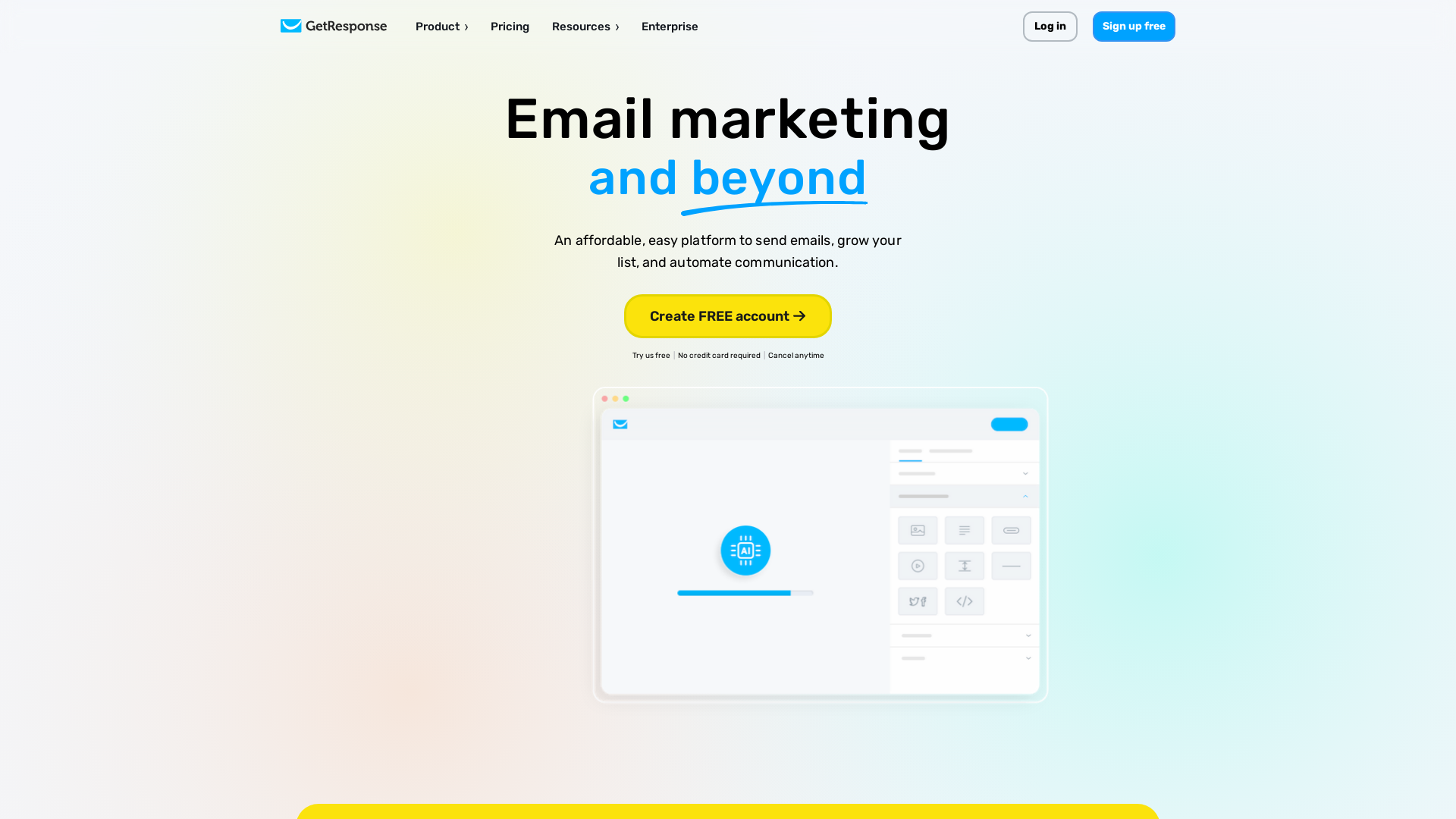 GetResponse screenshot