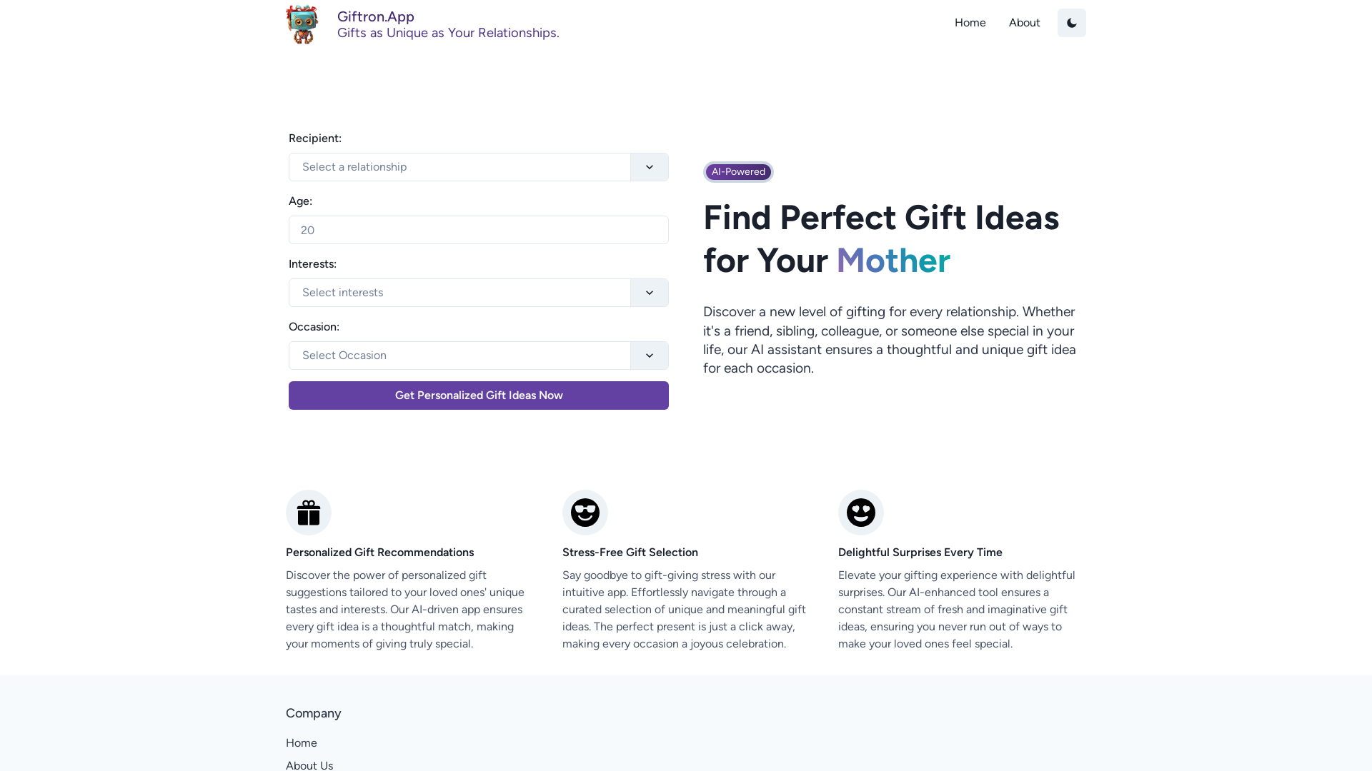 Find perfect gift idea for anyone screenshot