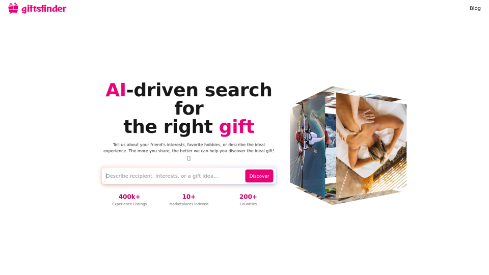 Gifts Finder AI - Gift Finder & Search Engine