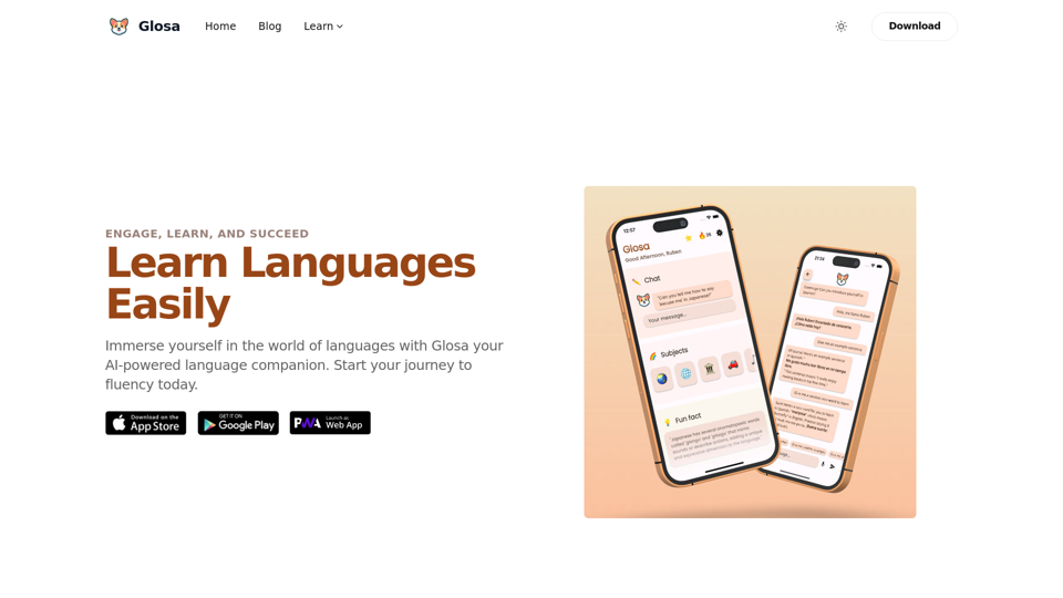 Learn Languages Easily with Glosa screenshot