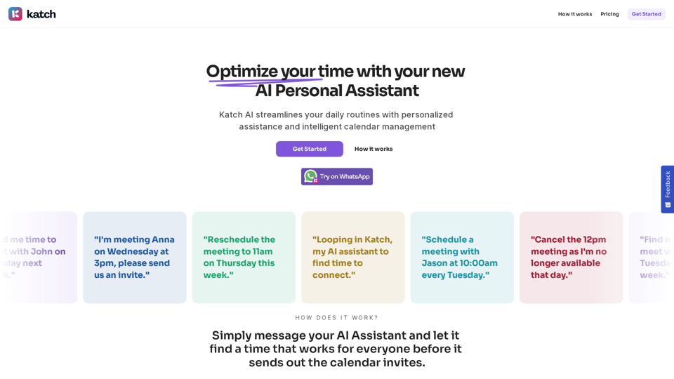 Katch — AI Assistant