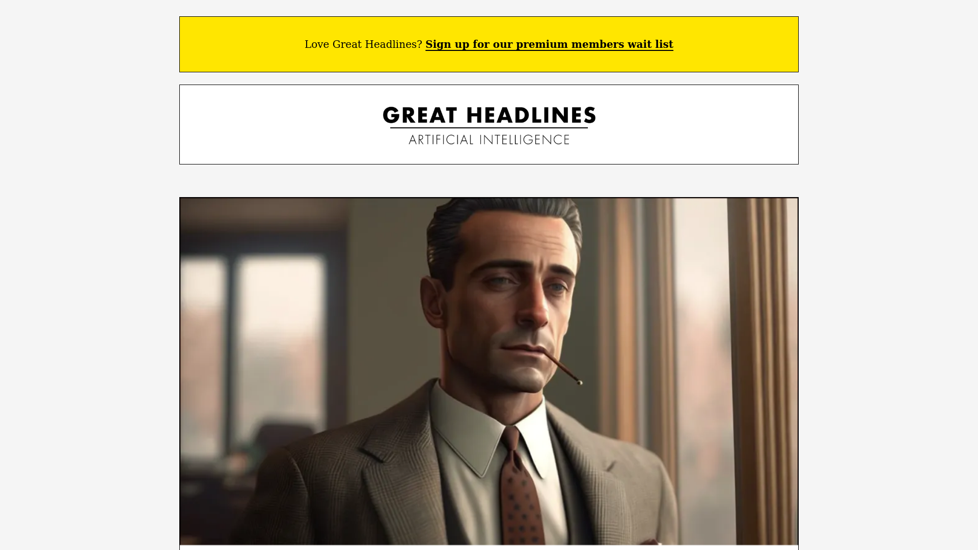 Great Headlines screenshot