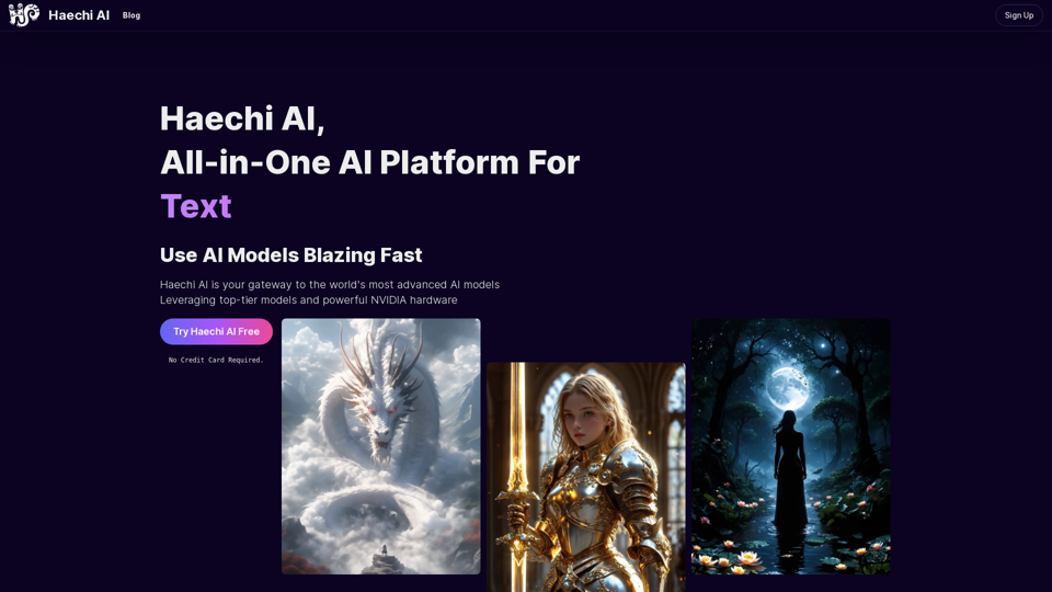 Haechi AI | All-in-One AI Platform for Everyone