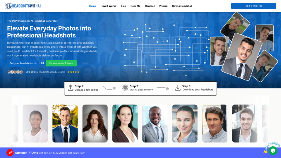 Best AI Headshot Generator | Professional AI Headshots Online | HeadshotsWithAI.com