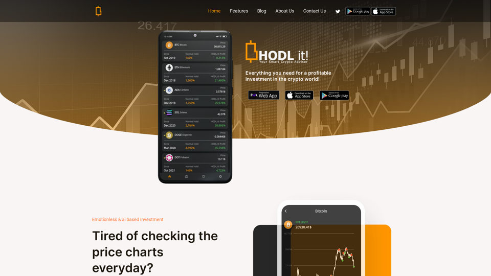 Crypto AI-Powered Investment Advisor - HODL it!