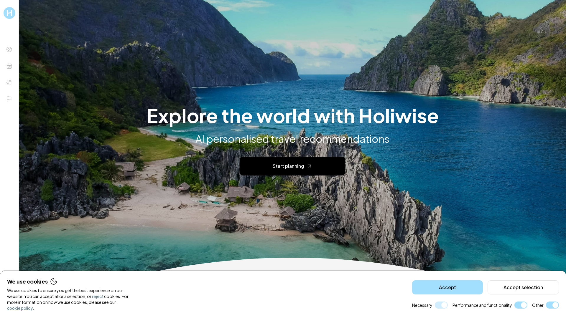 Holiwise screenshot