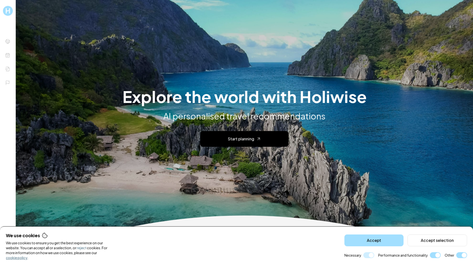 Holiwise: Personalised Travel Destinations, Itineraries & Hotels