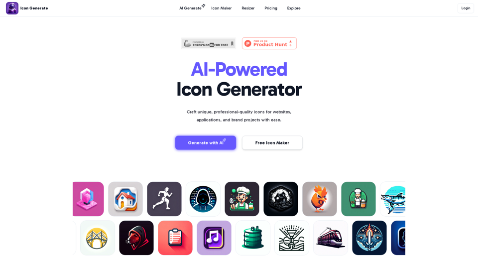 Icon Generate | Create Beautiful Icons with AI for FREE