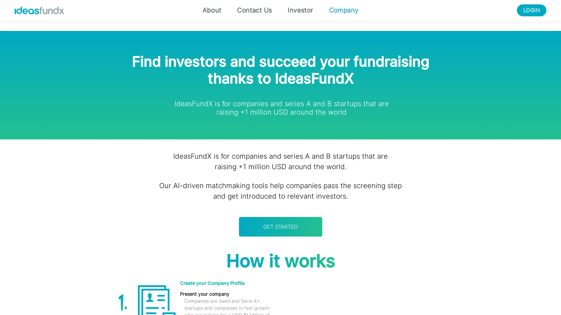 IDEASFUNDX screenshot