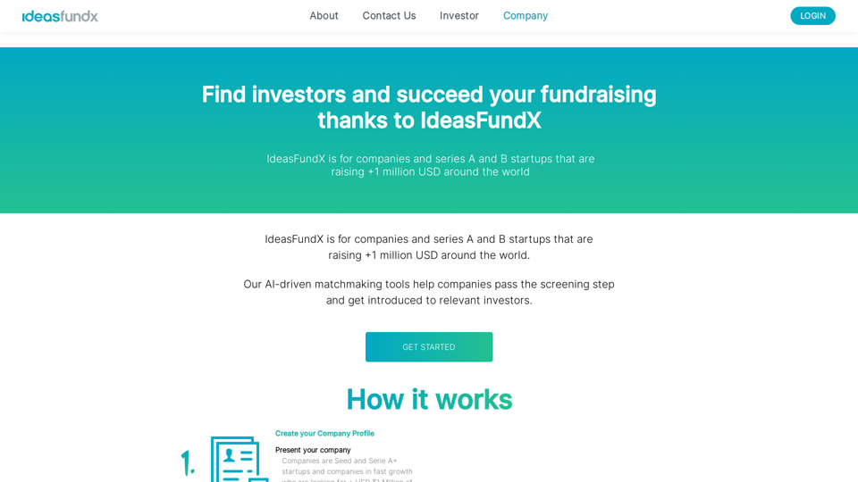 IDEASFUNDX screenshot