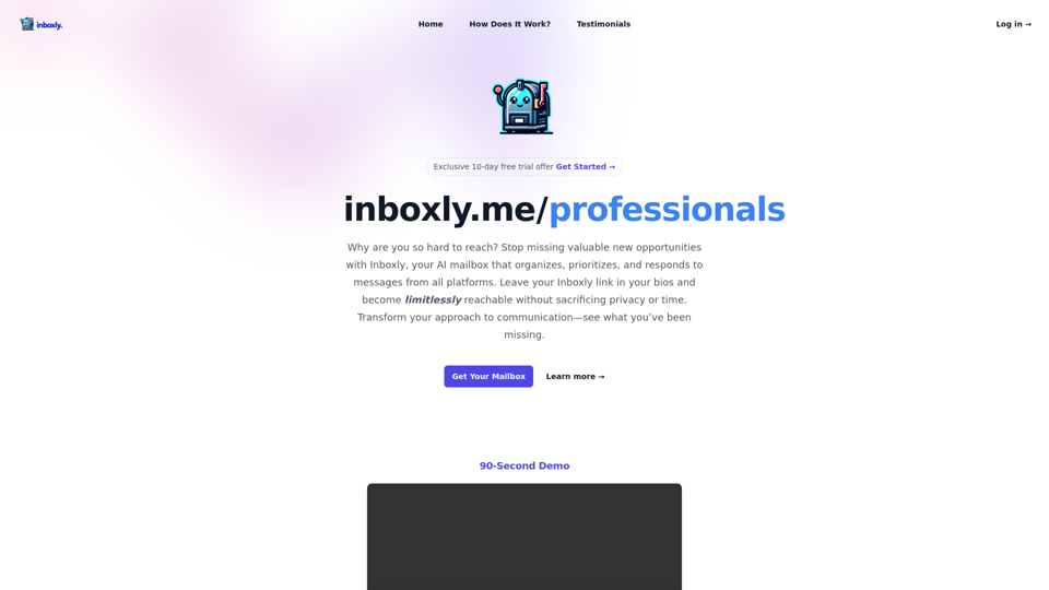 Inboxly | AI Mailbox