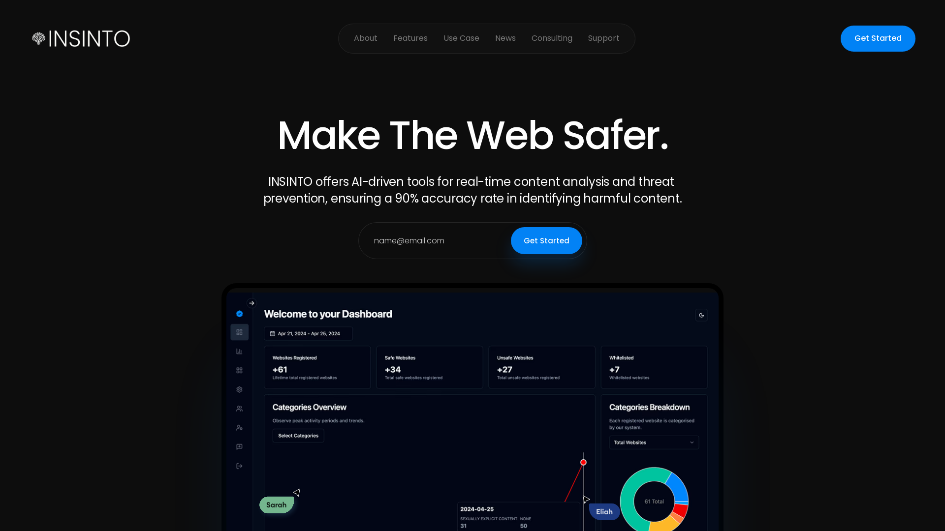 INSINTO screenshot