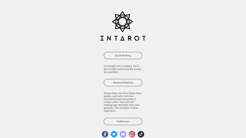intarot screenshot