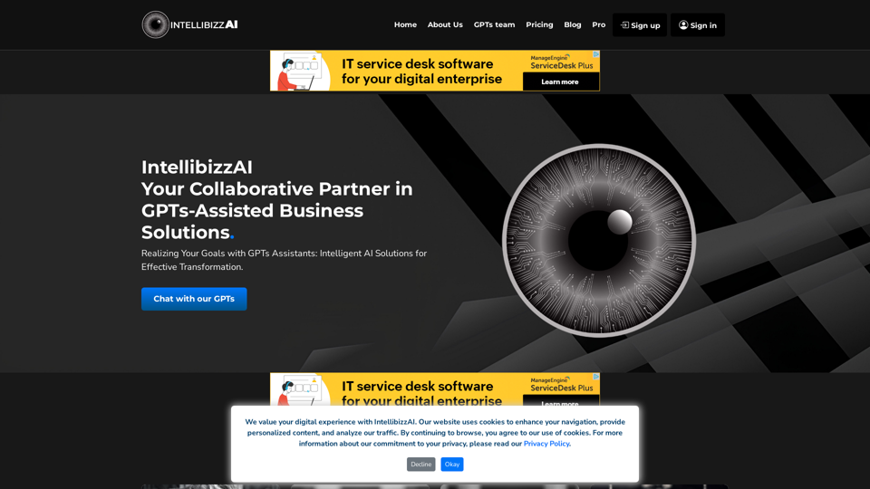 IntellibizzAI -   Your Collaborative Partner in GPTs-Assisted Business Solutions