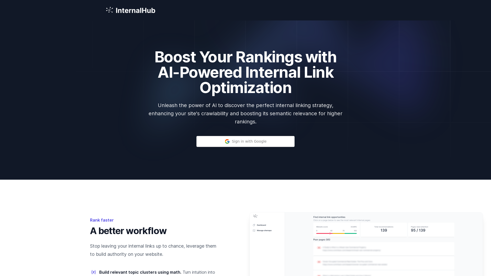 InternalHub: Internal Link Optimization With AI