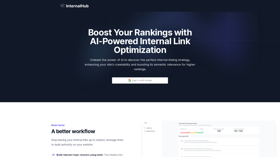 InternalHub: Internal Link Optimization With AI