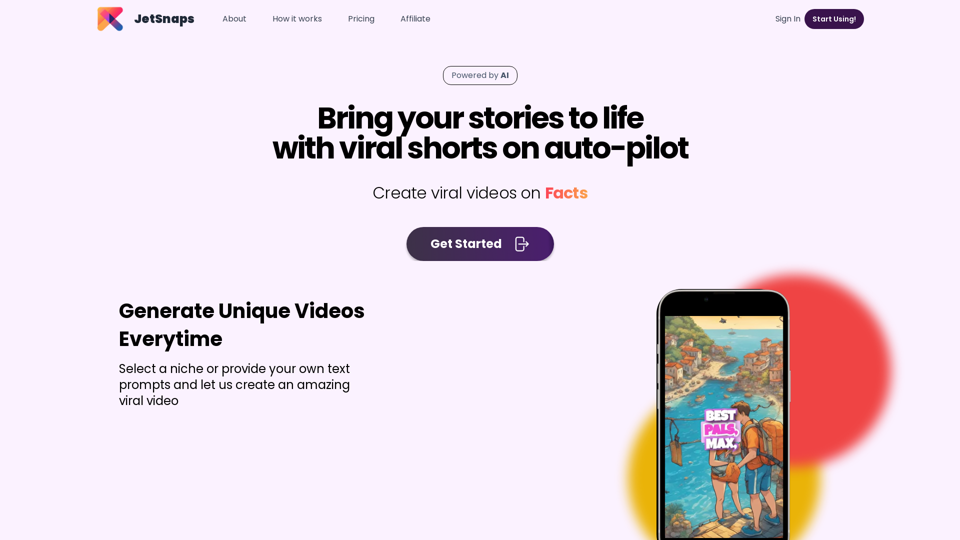 JetSnaps screenshot