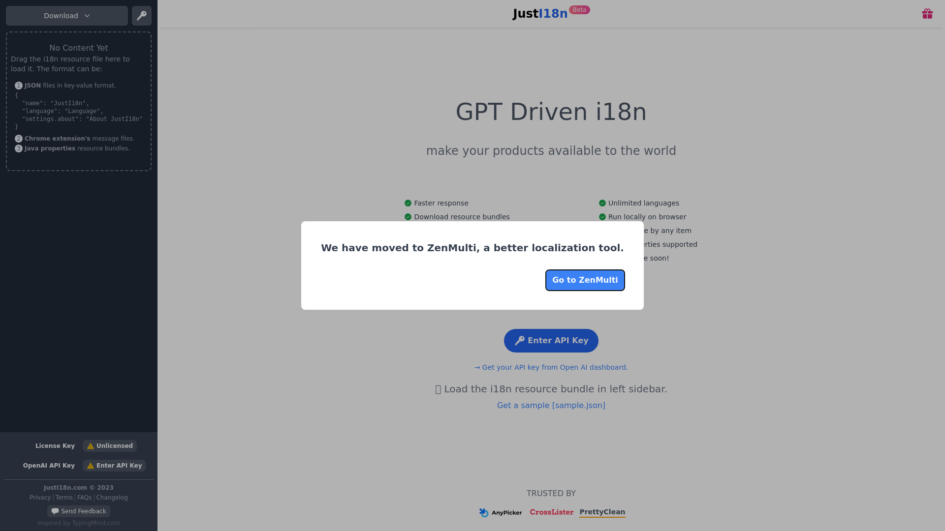 GPT Driven i18n screenshot