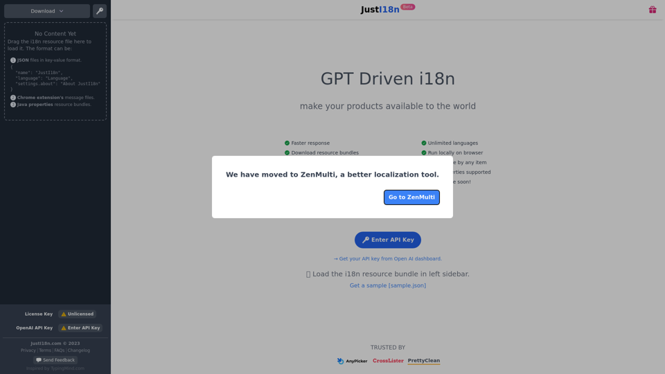 GPT Driven i18n