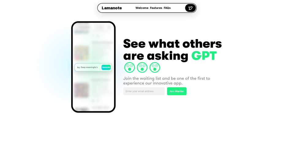Lamanote screenshot