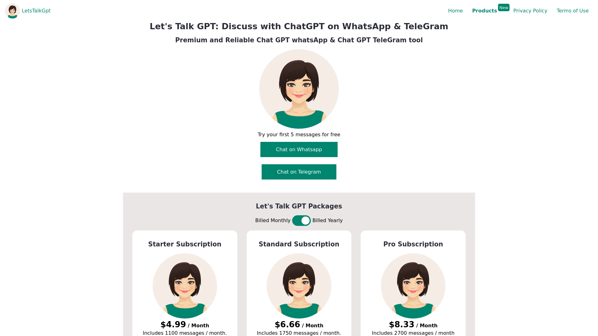 Chat with Chat GPT on Telegram and WhatsApp