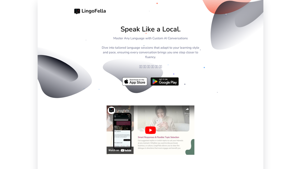 LingoFella - Speak Like a Local!