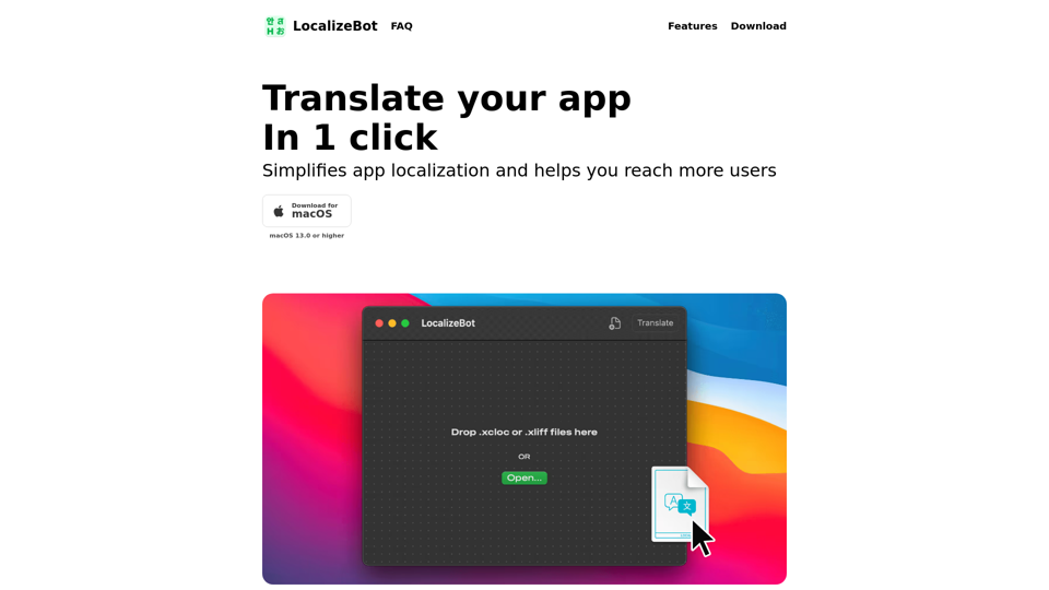 LocalizeBot screenshot