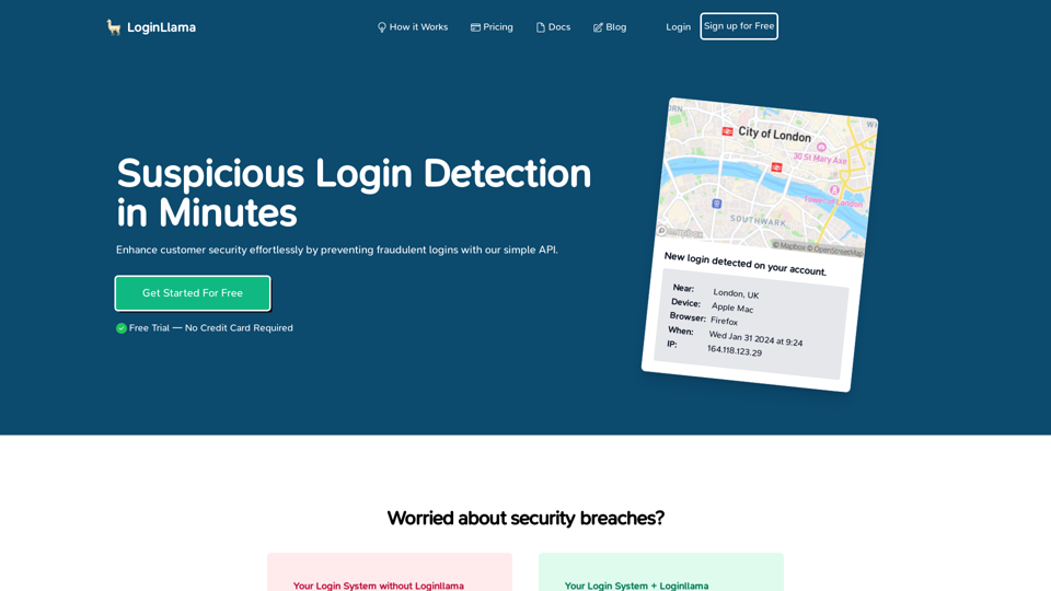 LoginLlama screenshot