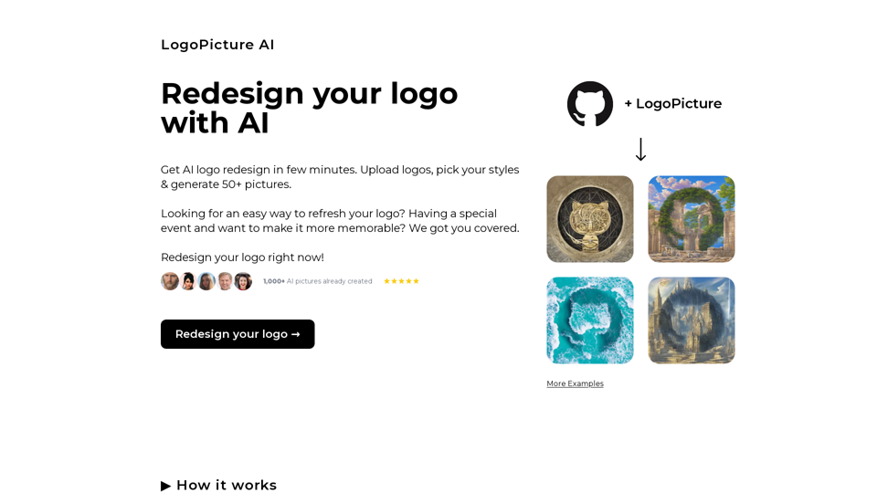 LogoPicture AI - Redesign your logo with AI