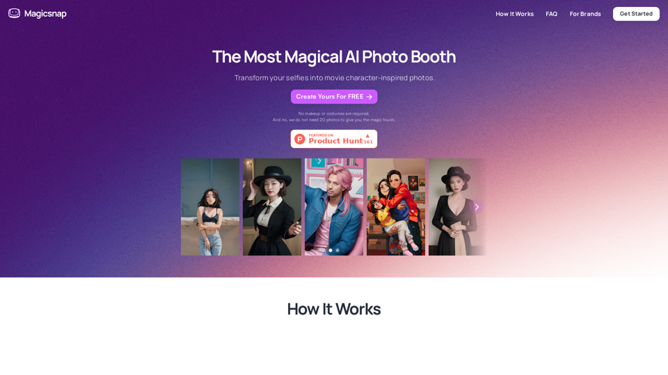 Magicsnap - The most magical AI Photo Booth