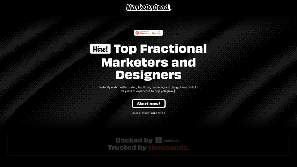 MarketerGrad - Hire Top Emerging Marketers & Designers