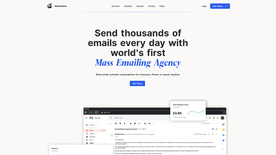 MassInbox - Mass Email Subscriptions