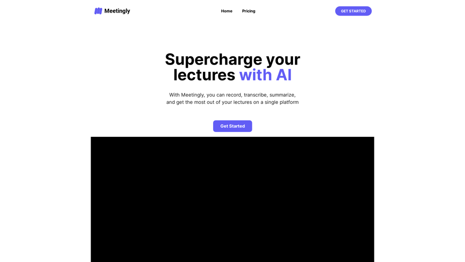 Meetingly - Record, Transcribe, and Take Lecture Notes with AI