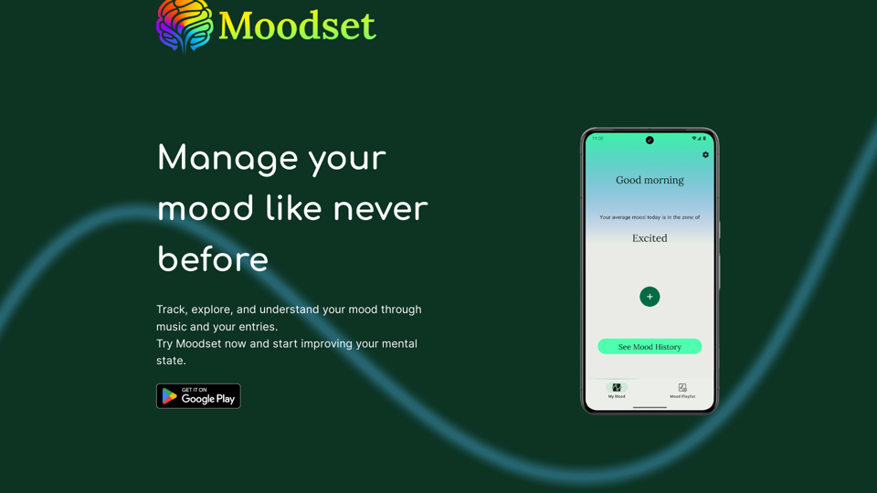 Moodset - Your Emotions, Your Music: Comprehensive Mood Tracking Experience