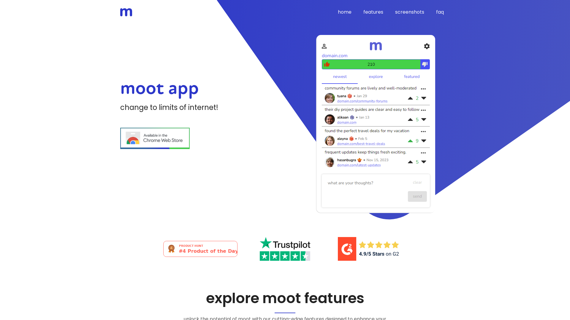 moot app screenshot