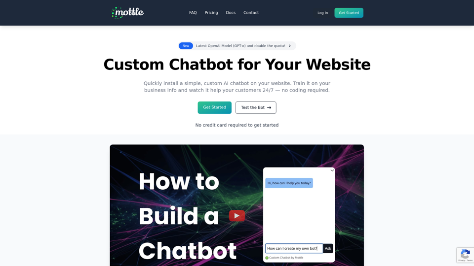 Custom ChatGPT for Your Website