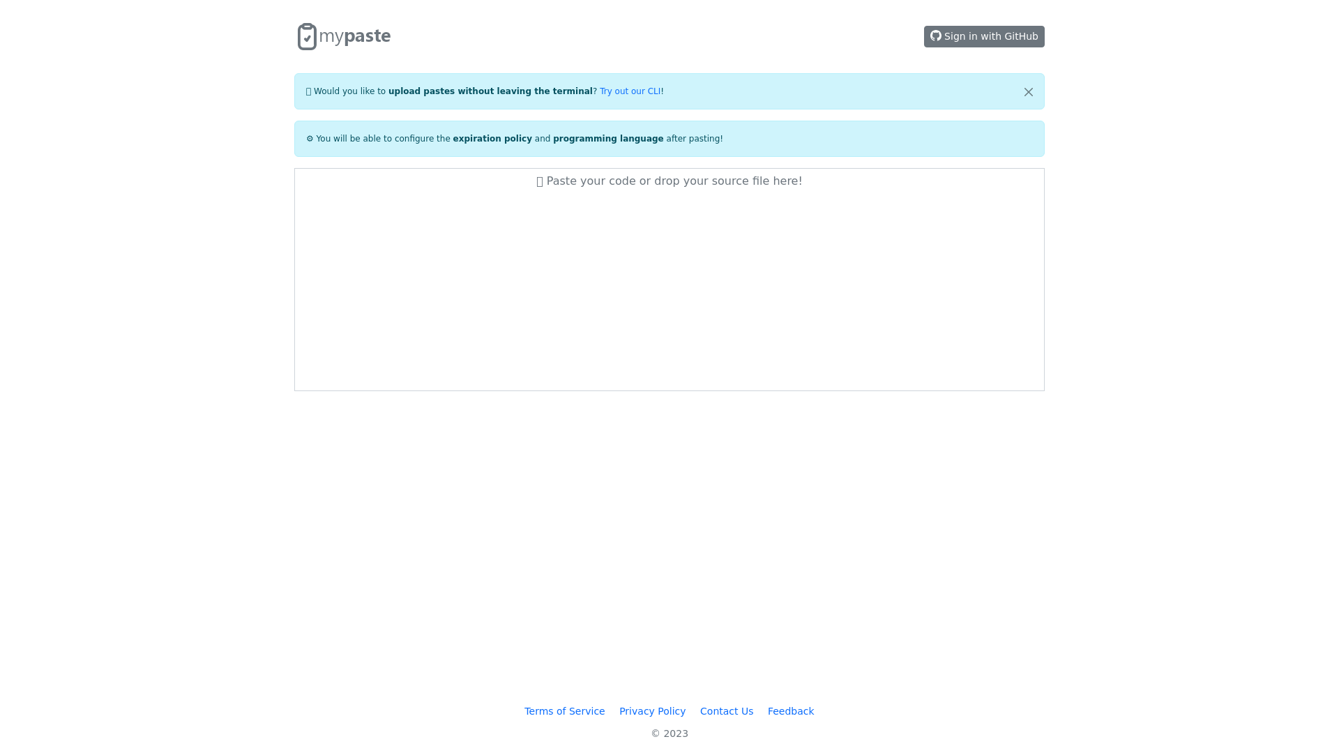 MyPaste screenshot