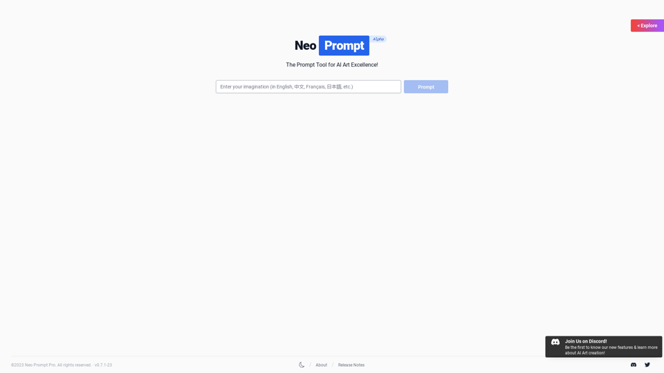 NeoPrompt Pro - Smart prompt generation tool for AI arts