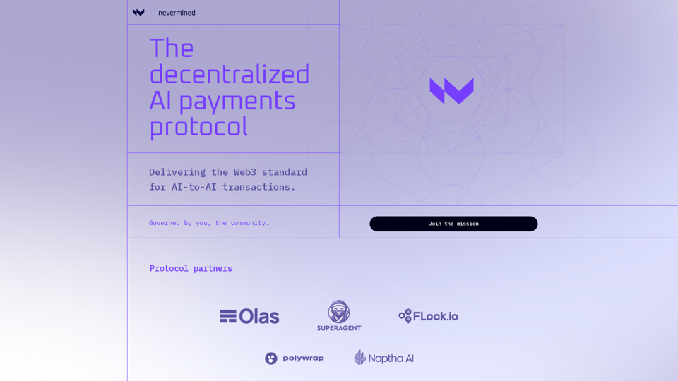 Creating the Payment Infrastructure for AI screenshot