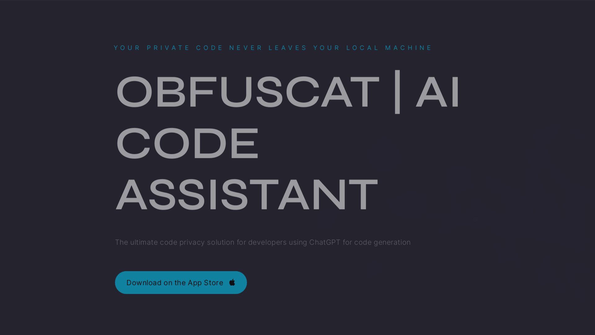 ObfusCat: AI Code Assistant