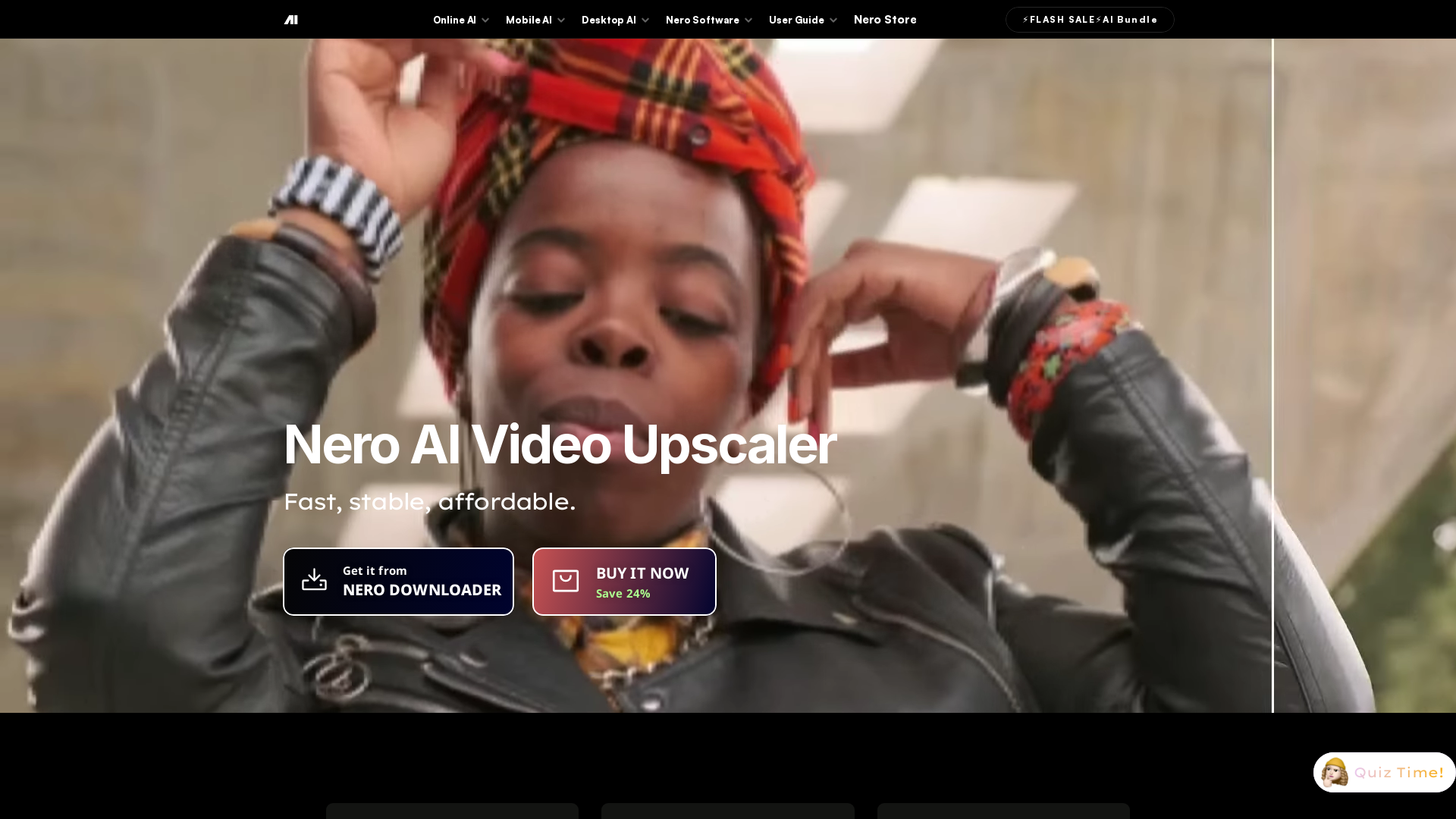 Nero AI Video Upscaler
