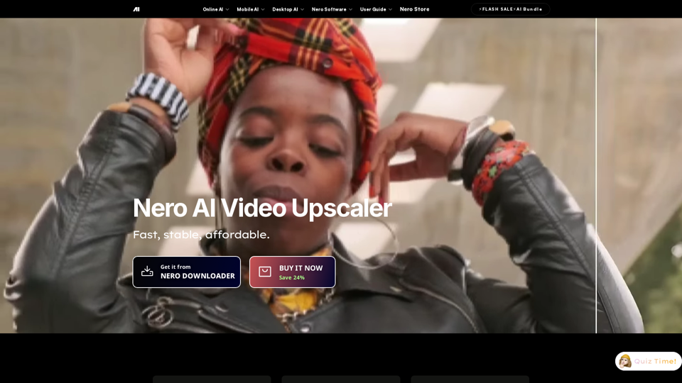 Nero AI Video Upscaler - Enhance Video to 4K