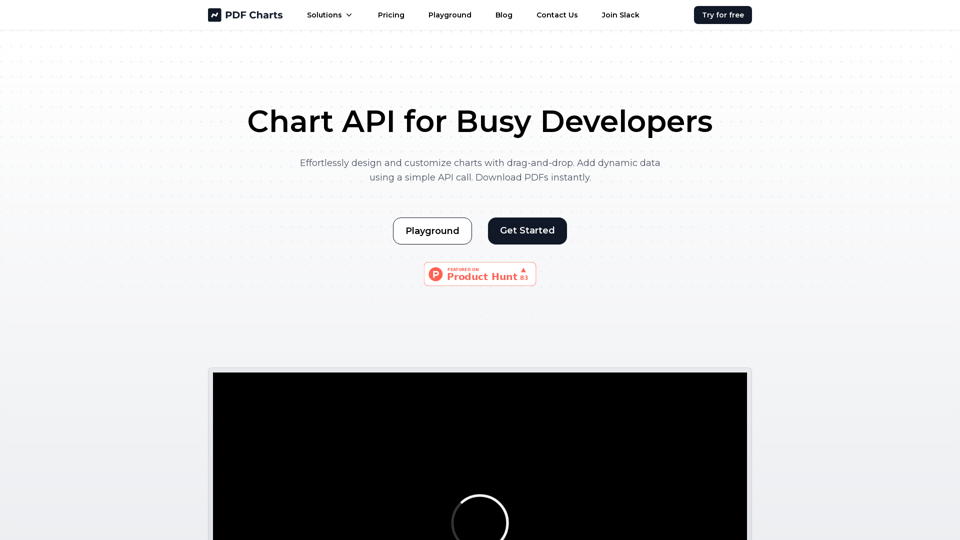 PDF Charts - Chart API for Busy Developers